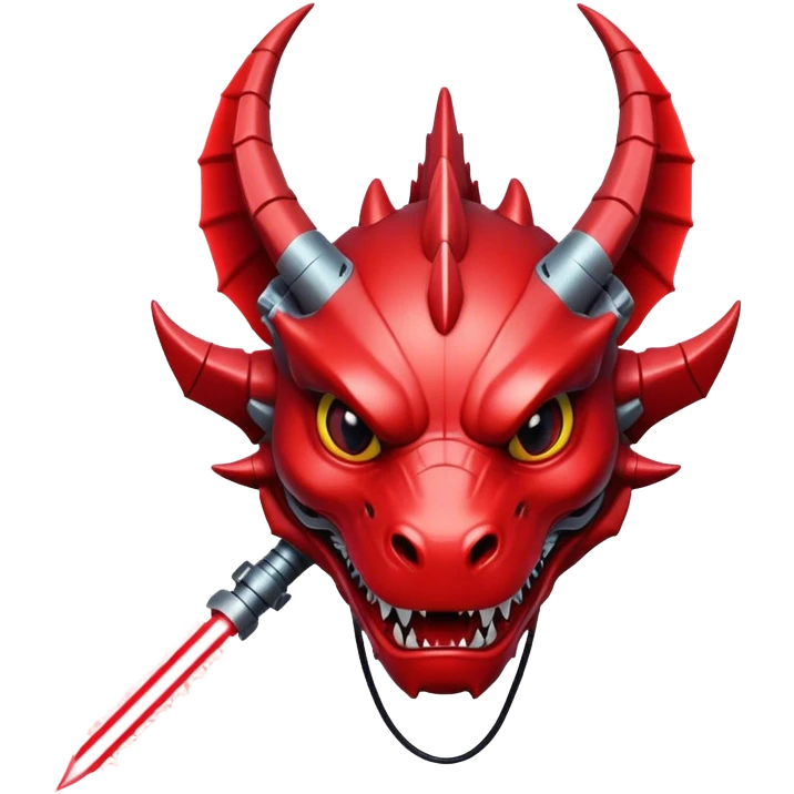 crazy-funny-cyberpunk-red-dragon-head-laser-sword-red emoji