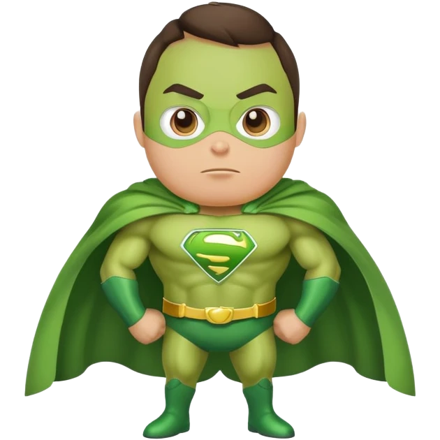 Avocado superhero emoji
