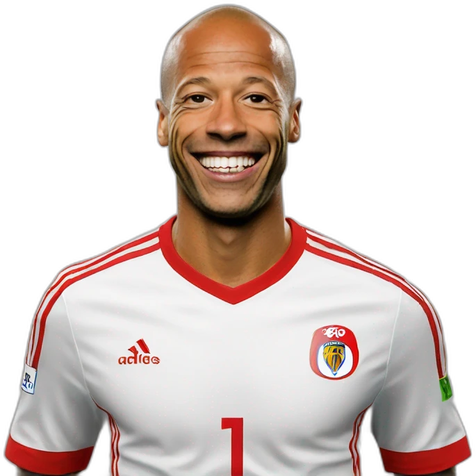 Thierry Henri smilling meme emoji