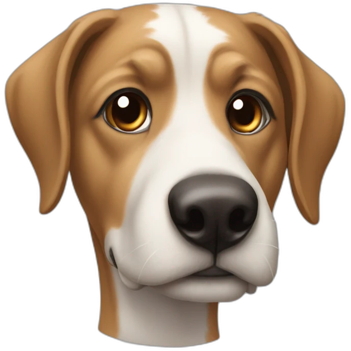 Chien sur babouin emoji