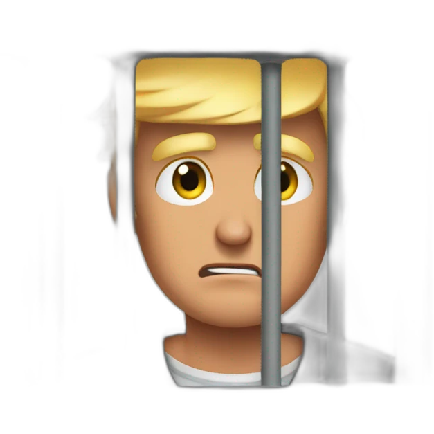 trump-in-jail-cell emoji
