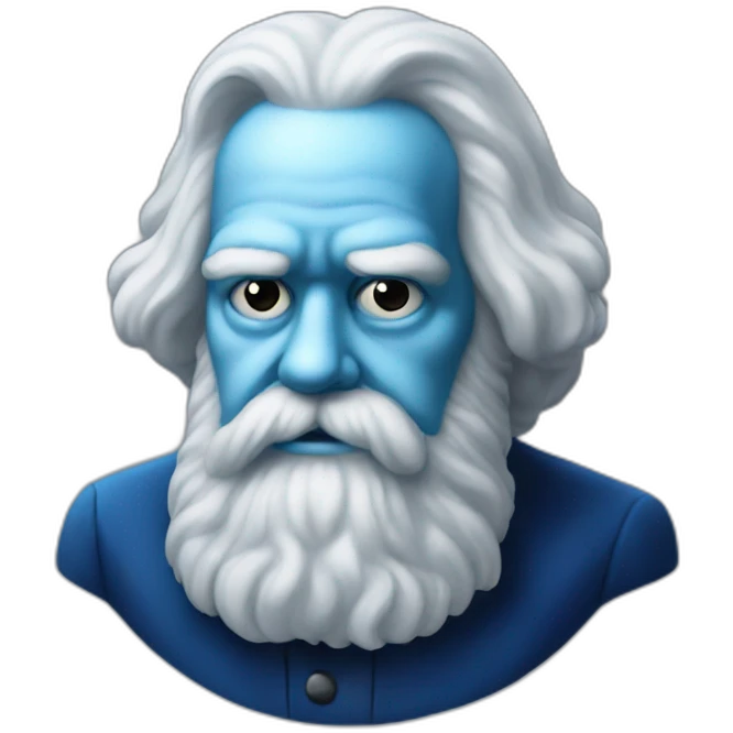 karl marx blue ghost emoji