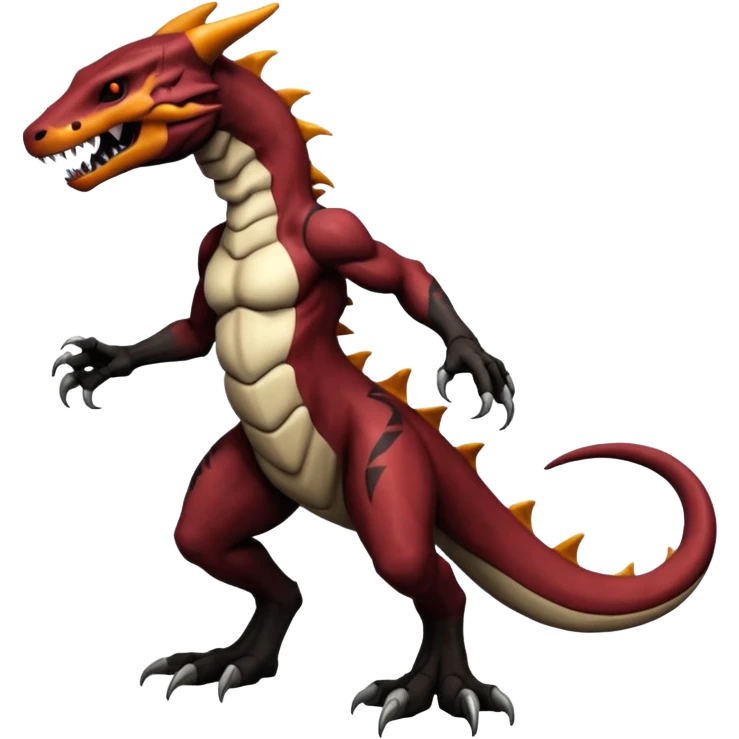  Venom-Marowak-Salandit-hybrid-fantasy-creature (full body) with markings emoji