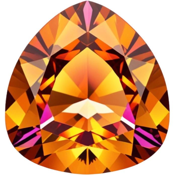 A mystic fire topaz natural cut emoji