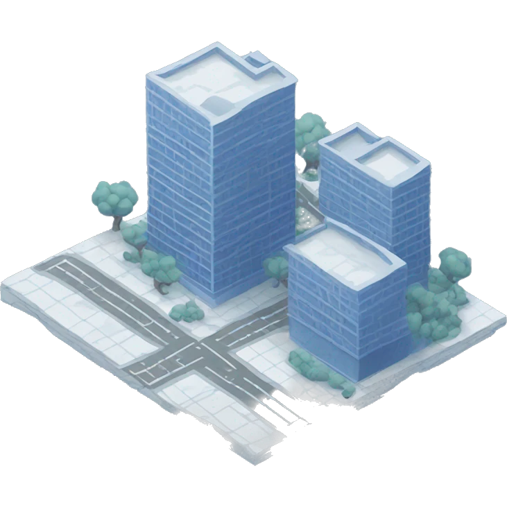 blueprint map isometric emoji