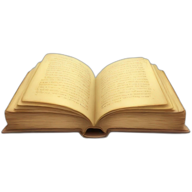 Magic book emoji