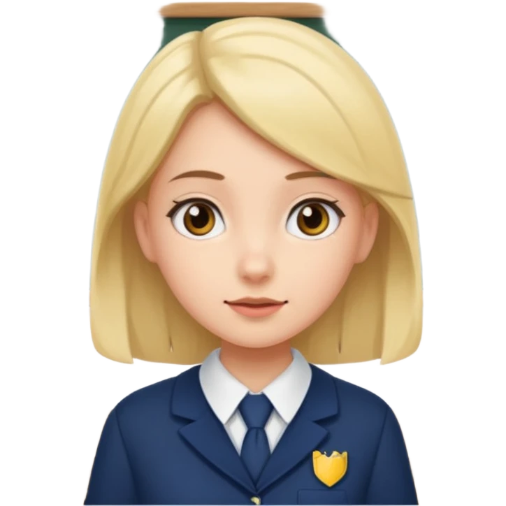 Создай эмодзи девочка просит списать работу в школе emoji