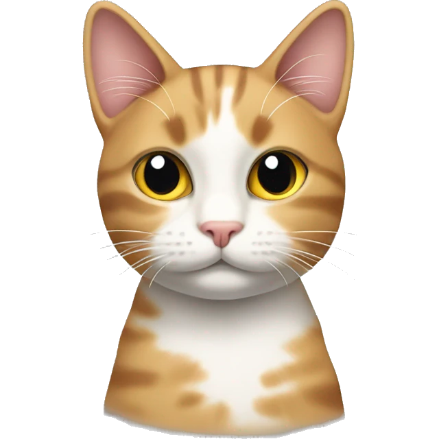 3 coloured cat￼ emoji