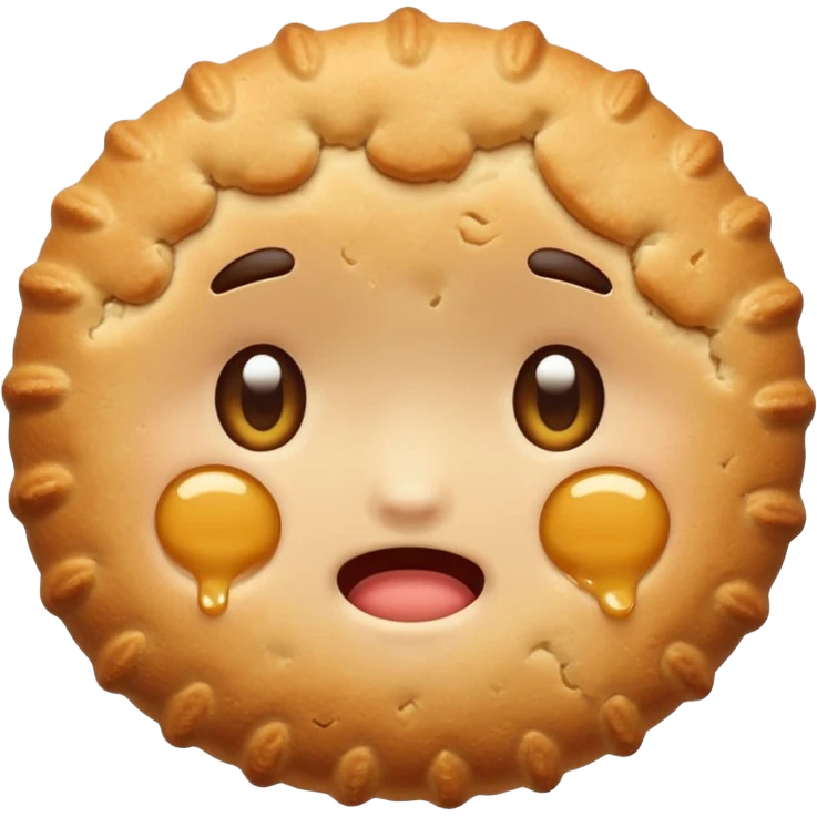 cute biscuit no cream cry emoji