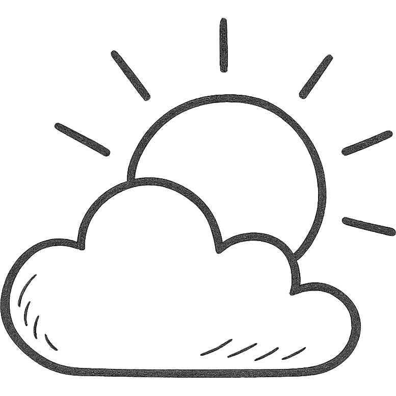 sunny cloud emoji