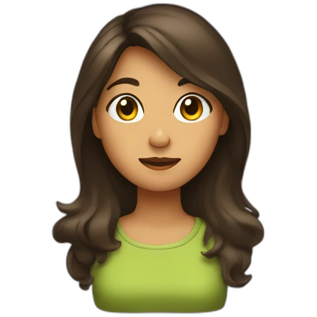 fille-brune-dab emoji