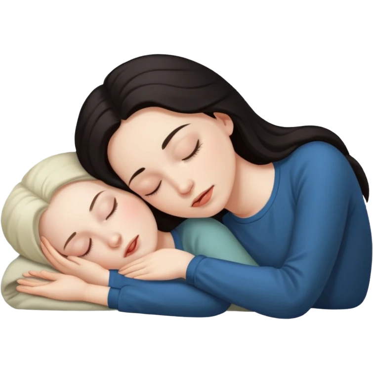 Mujer dormiendo emoji