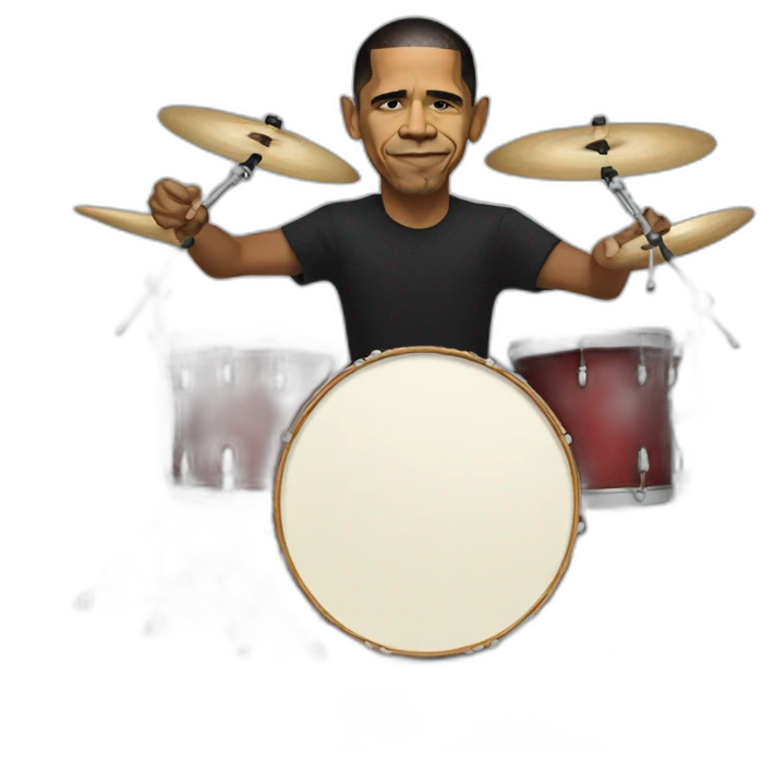 Obama drummer emoji