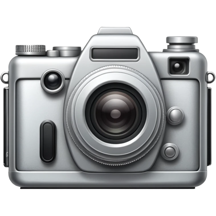 Camera canon vintage silver color aesthetic  emoji