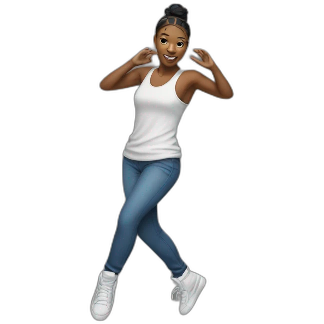 Un danseuse professionnelle de hip-hop  emoji