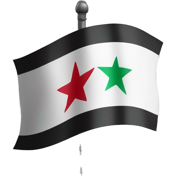 Free syria flag emoji