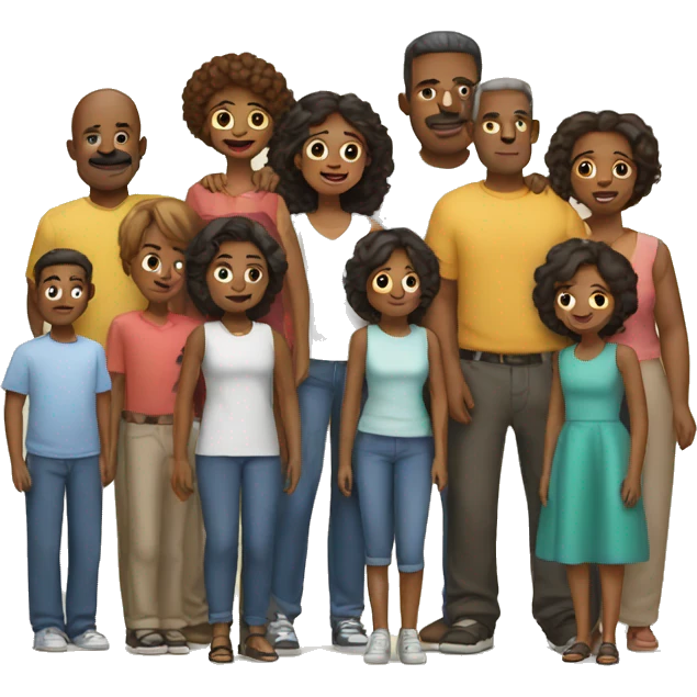 a big normal family emoji