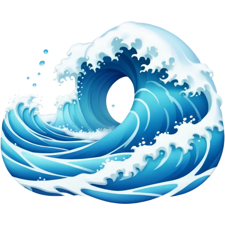 Ocean waves emoji