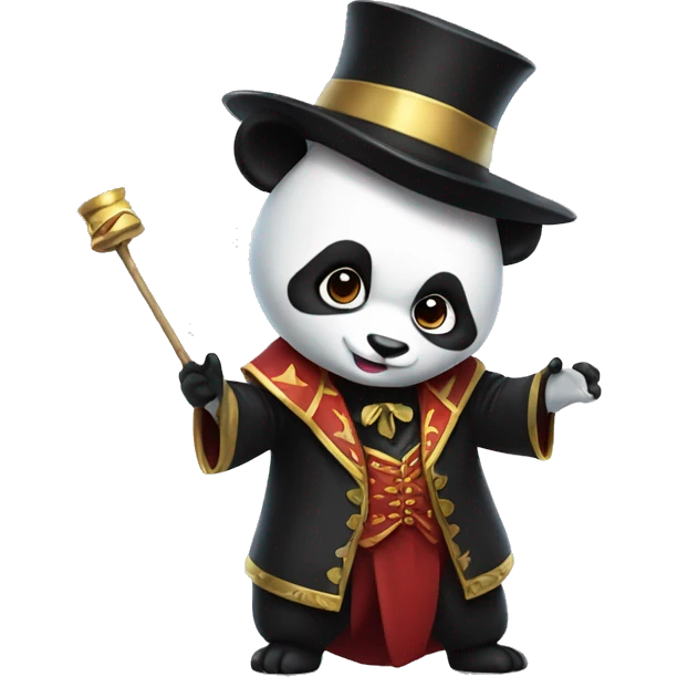 panda magician emoji