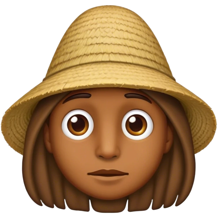 A kaktus who is wearing a hut emoji