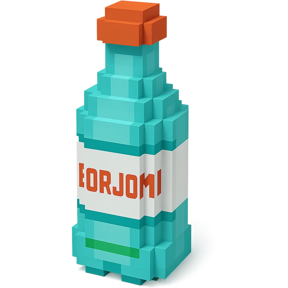 бутылка borjomi, no background emoji