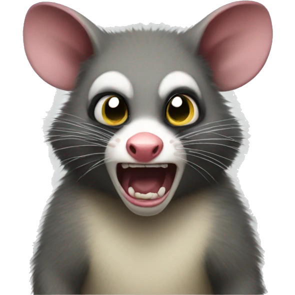 angry possum  emoji
