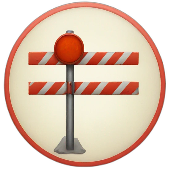 no entry emoji