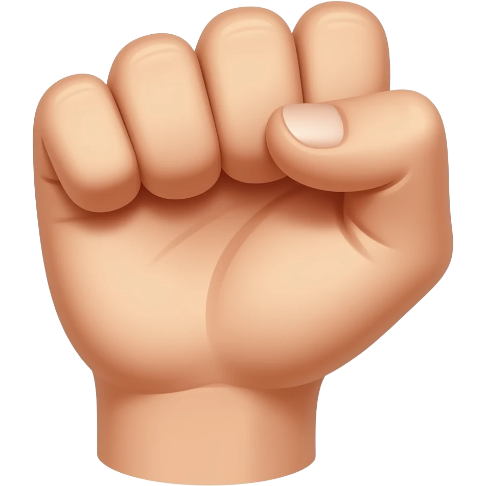 Hand power emoji