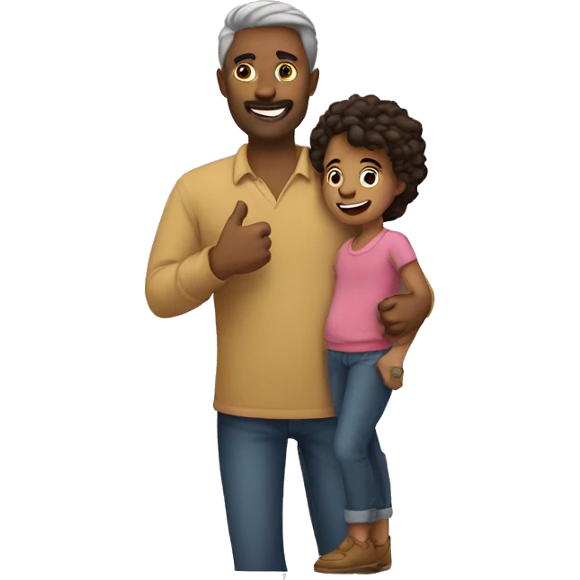 Dad and sn emoji