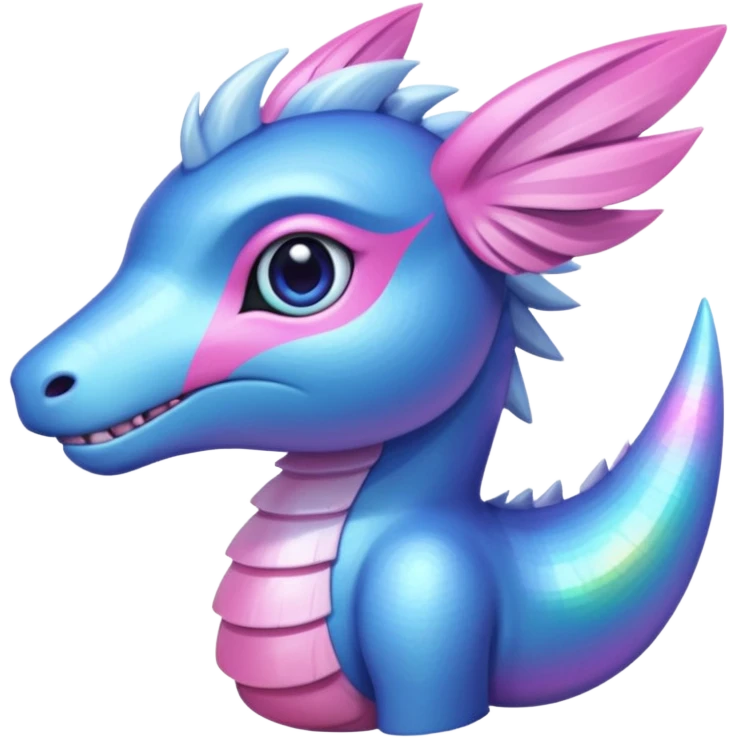 Pokemon legendary azul and pink palkia emoji