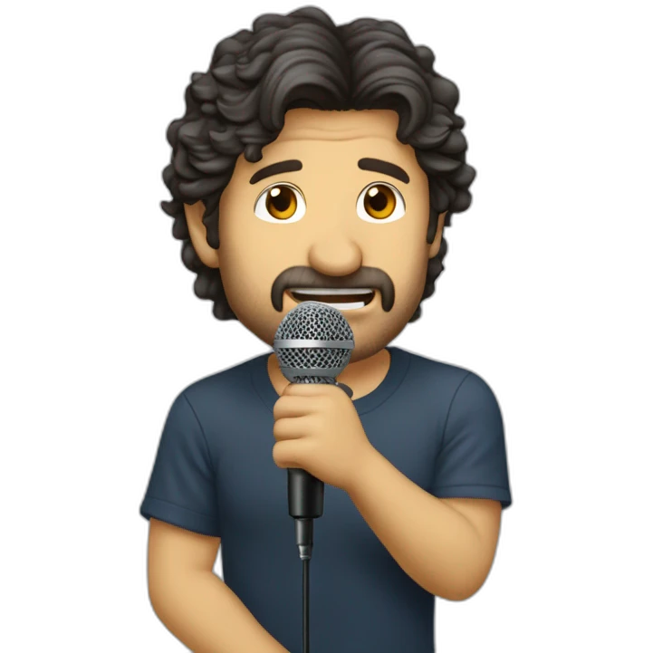 bixente lizarazu with a mic emoji