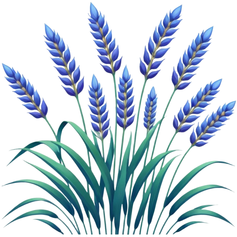 blue wheat emoji