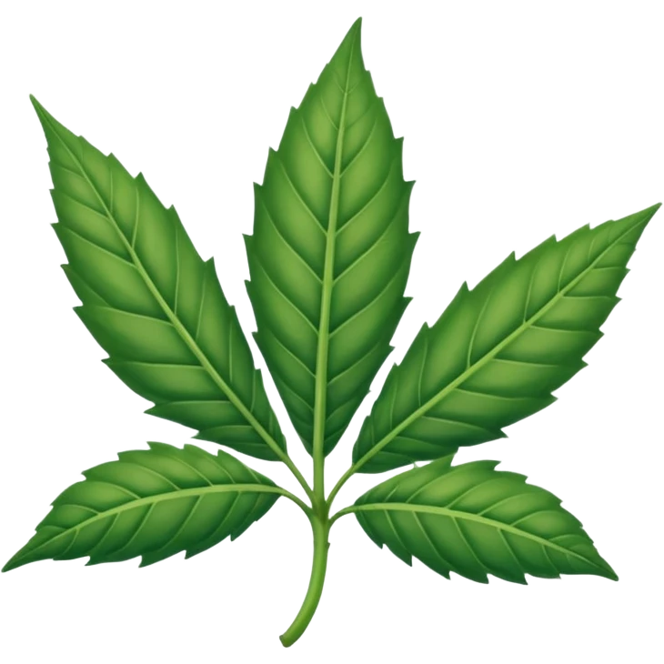 Hoja de mariguana Hoja de mariguana emoji