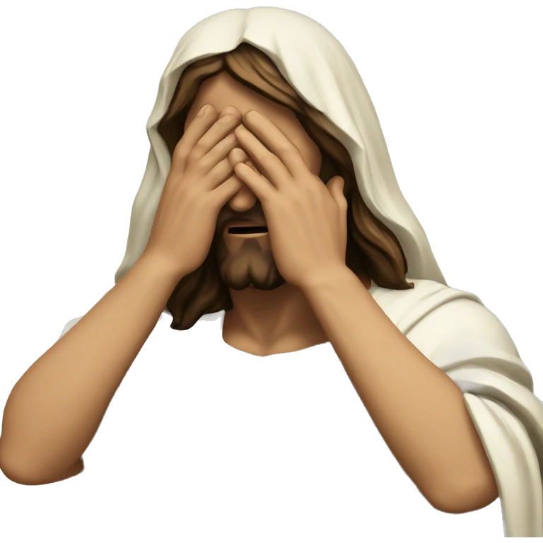 facepalm jesus emoji