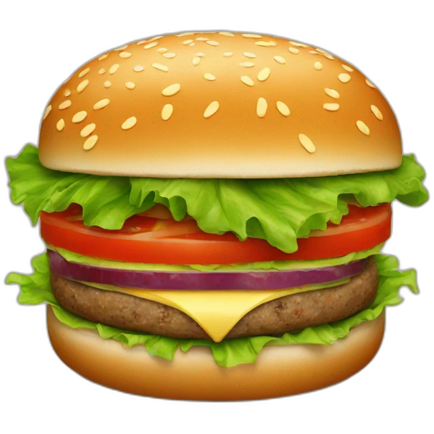 vegetarian burger emoji