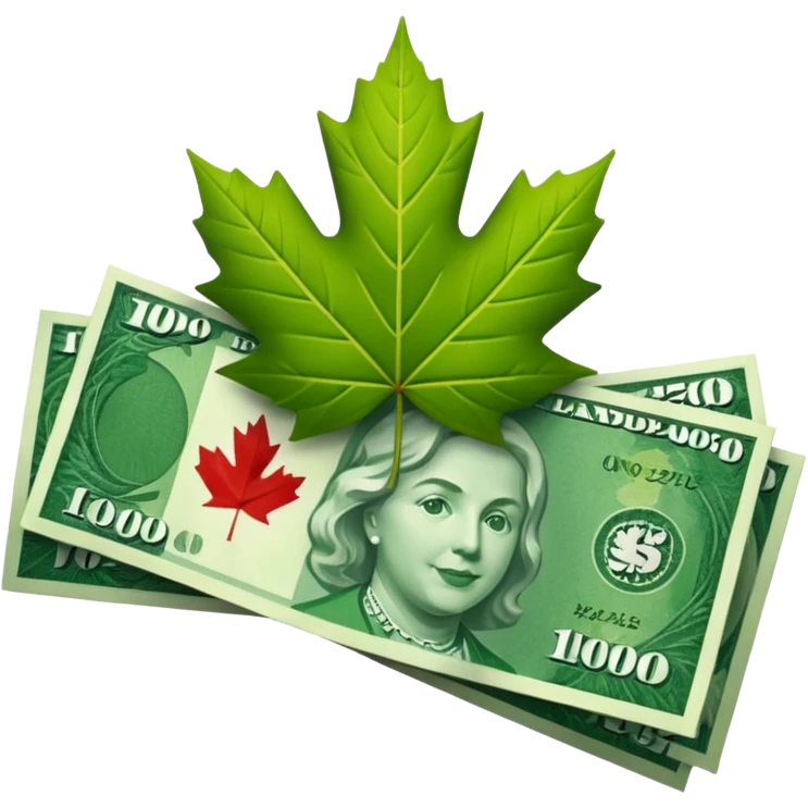 Dolar canadiense  emoji