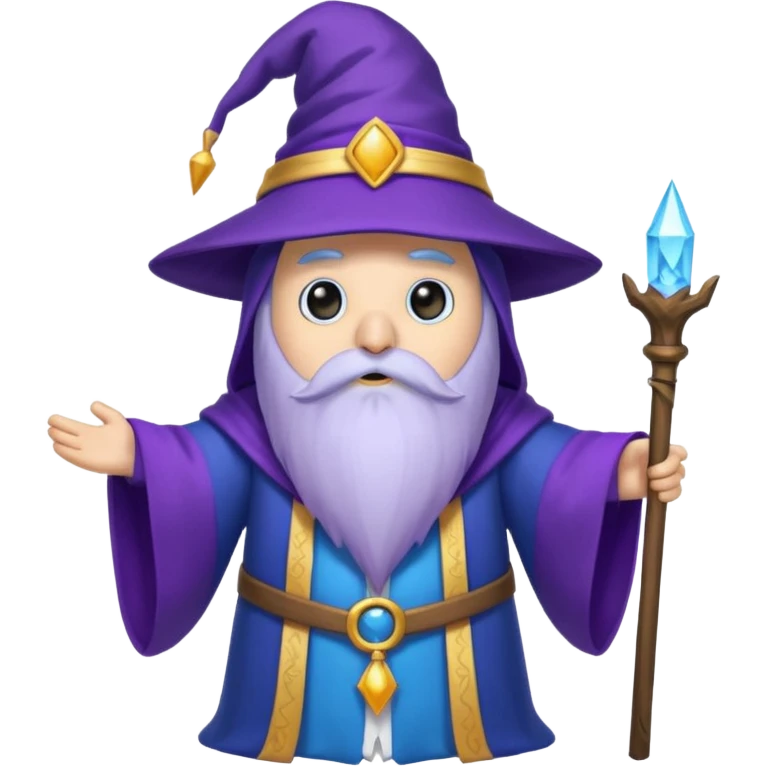 Penguin Wizard emoji