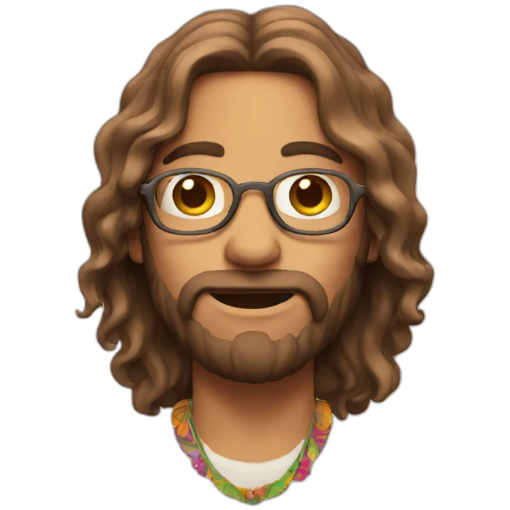 Hippie emoji