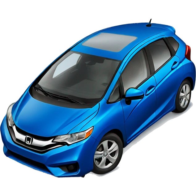 Honda fit blue  emoji
