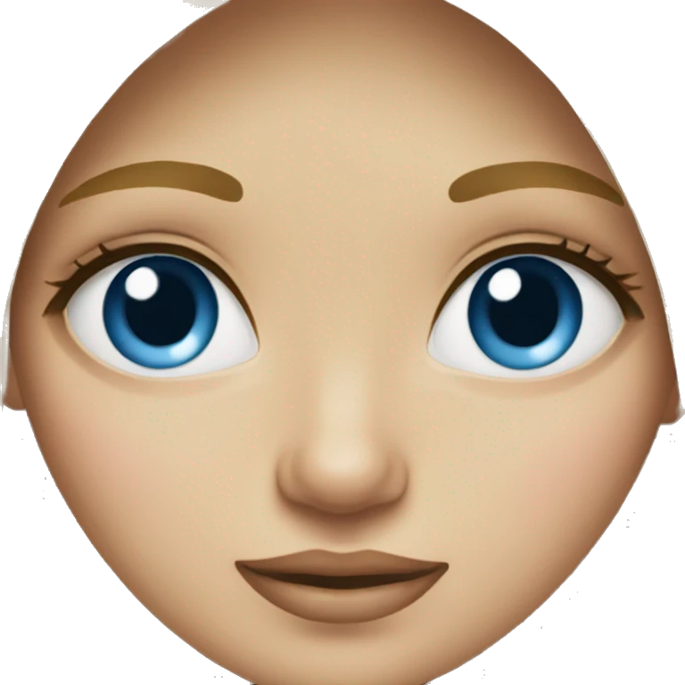 blonde blue eyed girl emoji