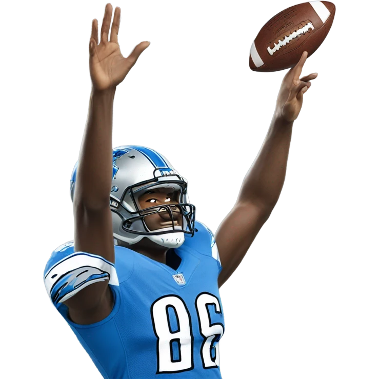Touchdown Detroit emoji