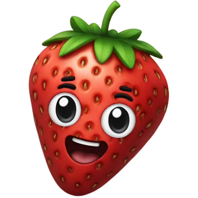 Strawberry With chocolate emoji