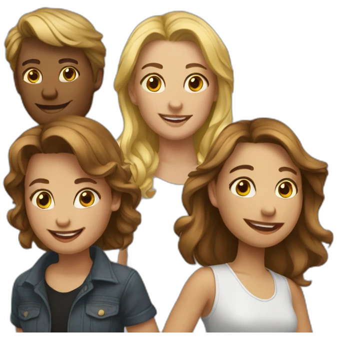 Groupes d’amis emoji
