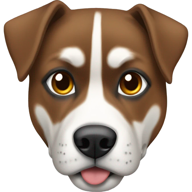 brown husky mix boxer emoji