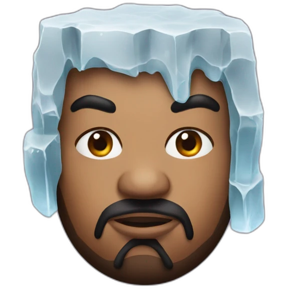 Ice cube one eyebrow up emoji