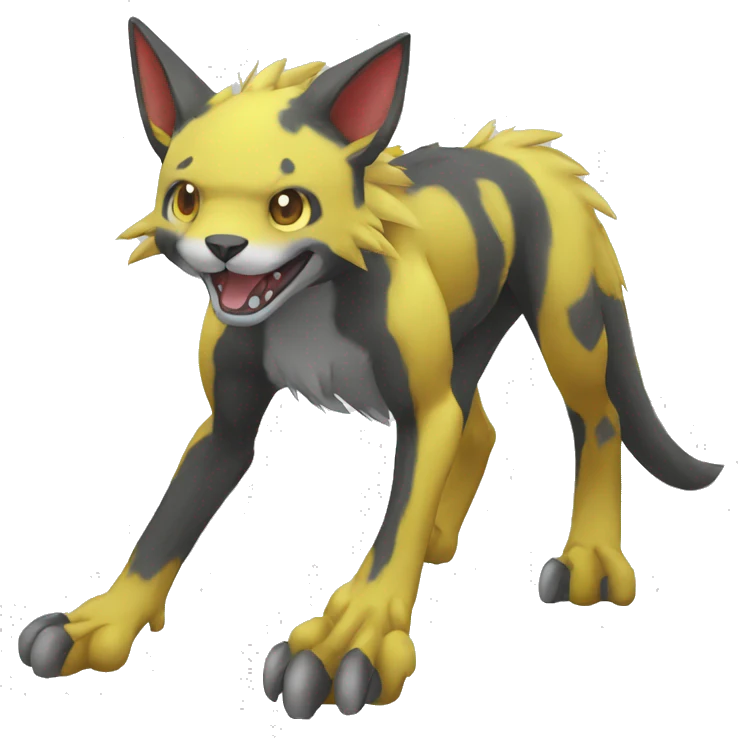M kawaii cool edgy Digimon-Fakemon-animal full body emoji