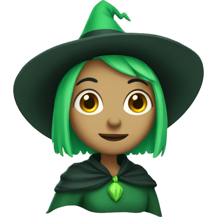 green witch emoji