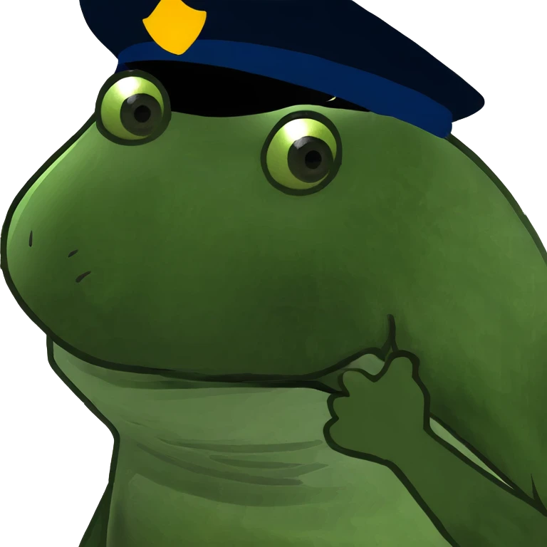 funny frog emoji