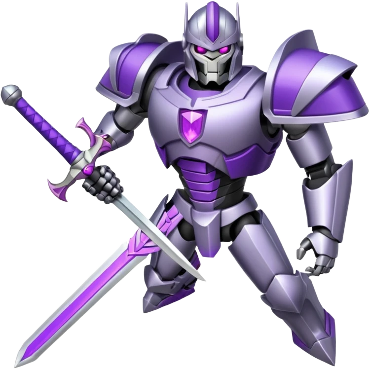 Megatron with sword emoji
