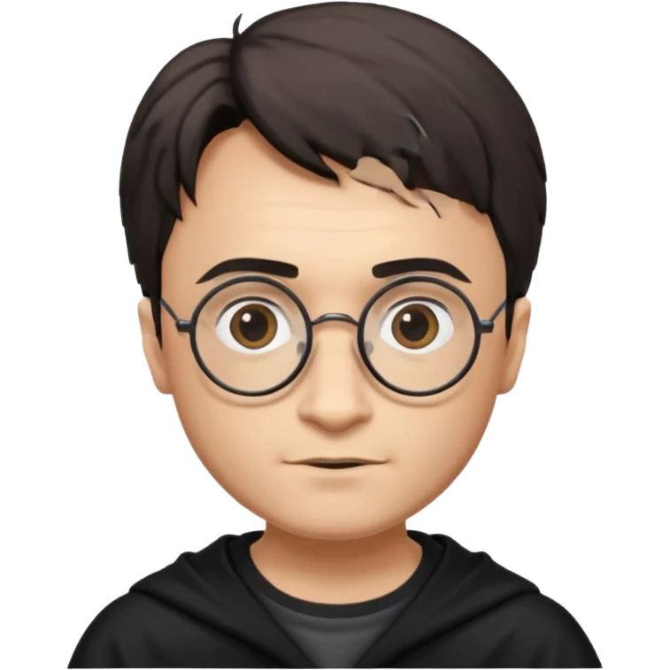 Harry Potter glasses with the scar and without the face emoji
